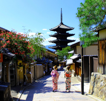 Kyoto and Osaka area